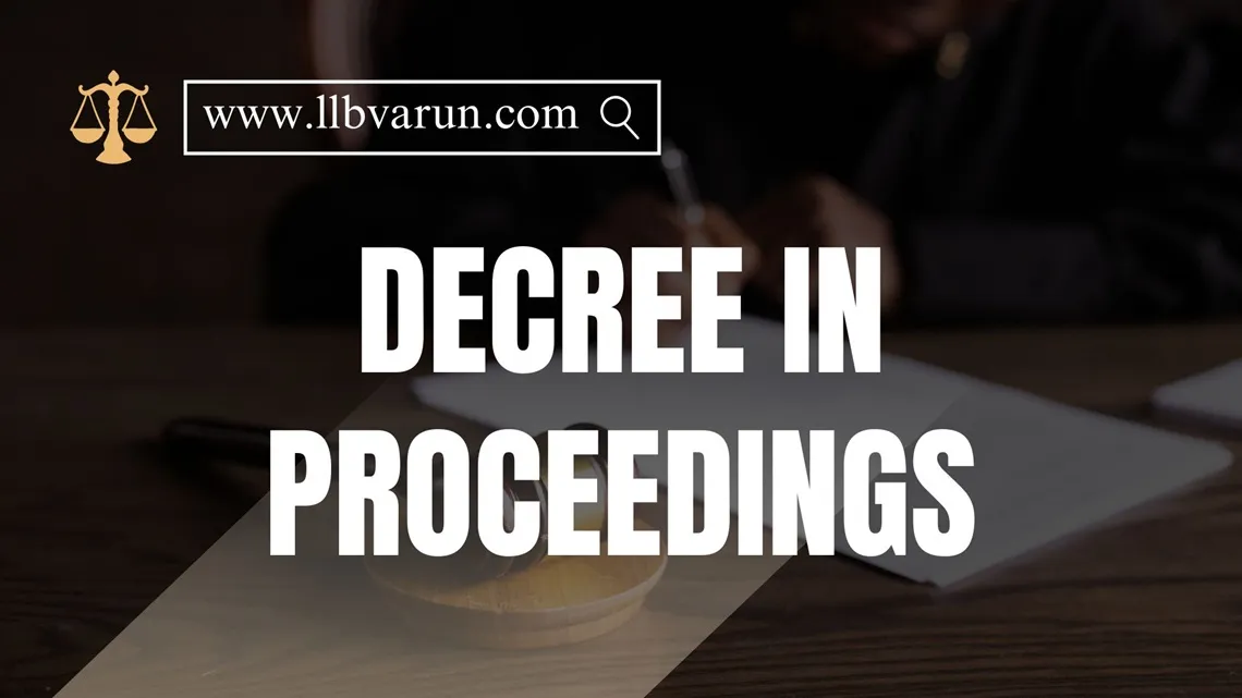 Decree in Proceedings